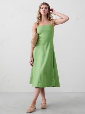 chinese dress ladies Cabana Linen Kaftan main image 1